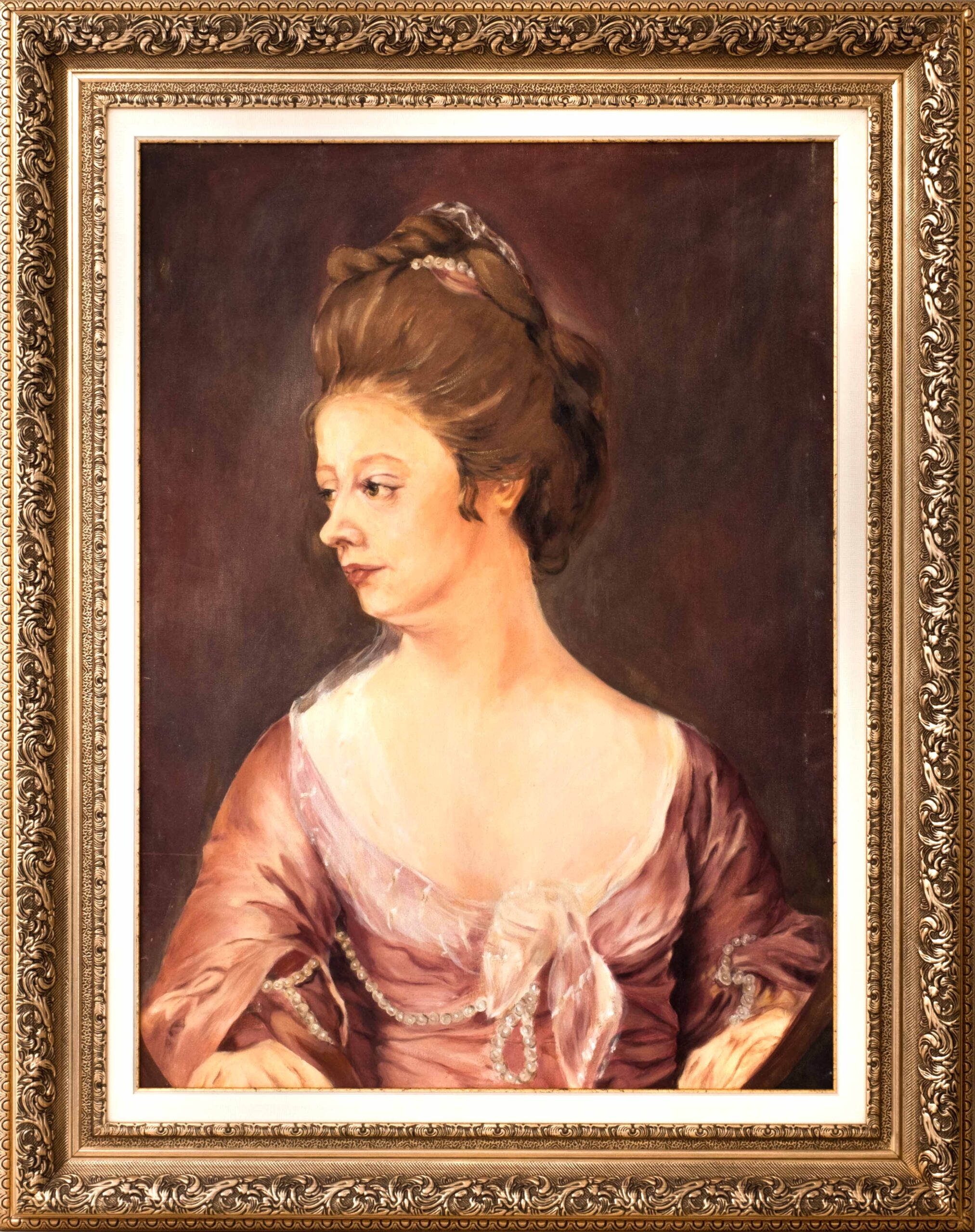 tuval, yağlı boya, portre