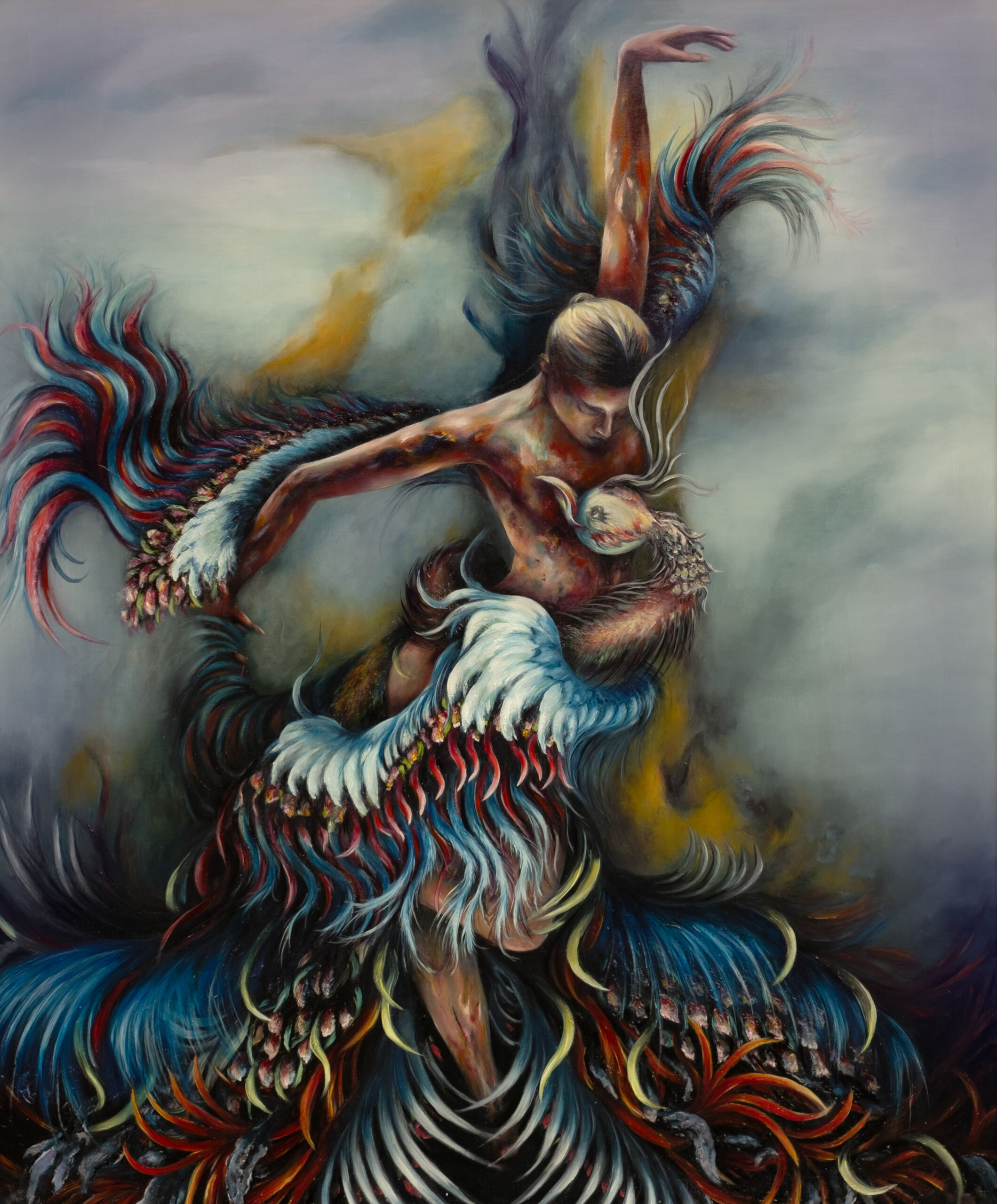 simurg, zümrüdü anka, phoenix, emerald phoenix